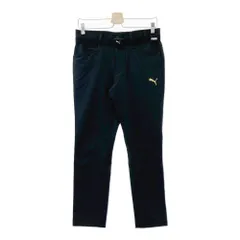 サイズ：S PUMA GOLF プーマゴルフ  ベルト付 ストレッチパンツ  ブラック系 [240101586112] ゴルフウェア メンズ ストスト