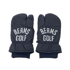 R220 ビームス ゴルフ BEAMS GOLF 手袋 防寒 ミトン ネイビー - メルカリ