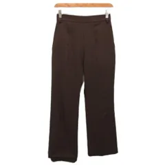 センスオブプレイス バイ アーバンリサーチ Sense of Place by Urban Research ウールライクセンタープレスパンツ スラックス ストレート S 茶 ブラウン AA17-24B111 IBO87