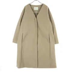BAYFLOW ベイフロー 長袖 ノーカラーコート 3 ベージュ レディース 古着