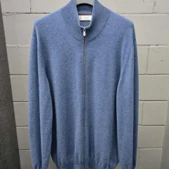 58サイズ BRUNELLO CUCINELLI(ブルネロクチネリ) カシミア ジップアップ ニット