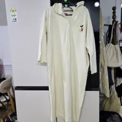 ミッキーマウス フード ロング ONE PIECE アイボリー