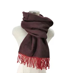 ポールスミス Paul Smith ACCESSORIES 英国製 ウール フリンジ マフラー メンズ 表記無 