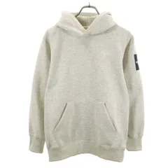 THE NORTH FACE ノースフェイス スクエアロゴ 長袖 スウェットパーカー S グレー NT61835 アウトドア 裏起毛 メンズ 古着