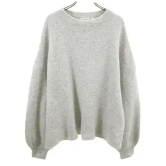 niko and... ニコアンド 長袖 ワイド セーター 4 グレー ニット レディース 古着
