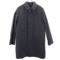 Traditional Weatherwear トラディショナルウェザーウェア ステンカラーコート 38 ネイビー キルティングライナー付き メンズ 古着のサムネイル