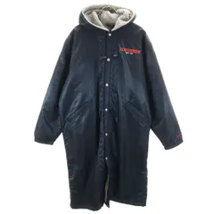 CONVERSE コンバース ベンチコート L ネイビー 中綿 裏ボア メンズ 古着