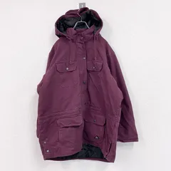 古着 used　RIDGECUT　マウンテンパーカー　フード取り外し可　ボルドー　3Xサイズ
