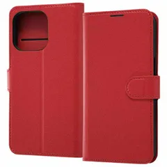 iPhone 13Pro ケース レッド 耐衝撃 手帳型カバー マグネット カードポケット 収納 スタンド シンプル おしゃれ オシャレ イングレム 【定形外郵便にて発送】【一週間以内発送】 【ゆうパケットにて発送】【７日以内発送】