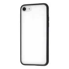 iPhone SE 第3世代 第2世代 8 7 ケース シアーホワイト ブラック ハイブリッドカバー 【定形外郵便にて発送】【7日以内発送】