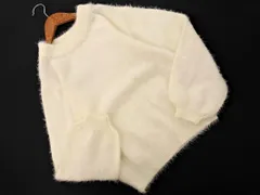 earth music&ecology アースミュージック＆エコロジー シャギー ニット セーター sizeF/オフホワイト ◇■ レディース