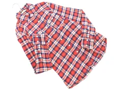 SHIPS シップス チェック ネル シャツ 赤ｘ紺 ◇■ レディース