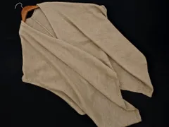 JOURNAL STANDARD ジャーナルスタンダード 毛麻混 ショール ニット ベスト グレージュ ◇■ レディース