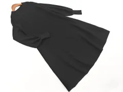 NATURAL BEAUTY BASIC ナチュラルビューティーベーシック ニット ワンピース sizeS/黒 ◇■ レディース