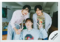 SnowMan 24年BREAKOUT/君は僕のものオフショット ラウール/渡辺翔太/目黒蓮 公式写真 *1枚