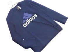 adidas アディダス トレーニングウェア カットソー sizeL/紺 ◇■ メンズ