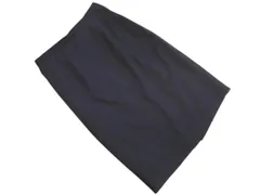 Aylesbury アリスバーリー スリット タイト スカート size9/濃紺 ■■ レディース