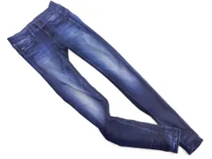 G-STAR RAW ジースターロゥ USED加工 スキニー デニムパンツ size23/青 ■■ レディース
