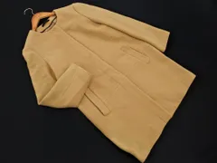 ROPE ロペ ウール混 ノーカラー コート size38/ベージュ ◇■ レディース