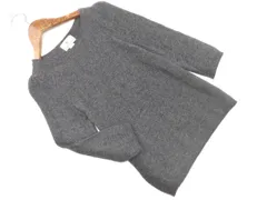 KUMIKYOKU 組曲 カシミヤ混 ７分袖 ニット セーター size2/グレー ◇■ レディース