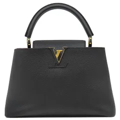 ルイヴィトン LOUIS VUITTON 2WAYバッグ カプシーヌMM レザー トリヨンレザー ブラック ゴールド金具 黒 ハンドバッグ ショルダ―  M42259 RFID 【保存袋】【中古】