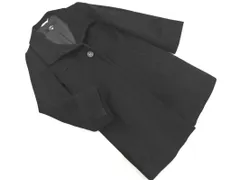 INED イネド アンゴラ混 コート size9/黒 ◇■ レディース