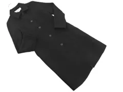 NATURAL BEAUTY BASIC ナチュラルビューティーベーシック ウール混 ステンカラー コート sizeM/黒 ◇■ レディース