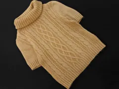 INDIVI インディヴィ モヘア混 ケーブル編み タートルネック ニット セーター size38/ベージュ ◇■ レディース