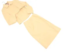 INED イネド アンゴラ混 ジャケット スカート セットアップ size上2下1/グレージュ ◇■ レディース