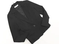 NATURAL BEAUTY BASIC ナチュラルビューティーベーシック テーラード ジャケット sizeL/黒 ■■ レディース