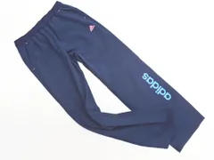 adidas アディダス ロゴ トラック パンツ sizeS/紺 ■■ レディース