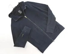 adidas アディダス ジップアップ パーカー sizeL/紺 ◇■ メンズ