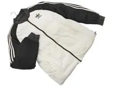 adidas originals アディダスオリジナルス リバーシブル 中綿 ジャケット sizeL/白ｘ黒 ◇■ メンズ