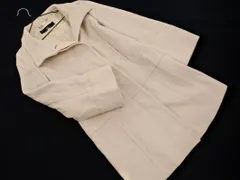 INED イネド アンゴラ混 スタンドカラー コート size11/ライトベージュ ◇■ レディース