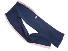 New Balance ニューバランス ロゴ プリント トラック パンツ sizeM/紺 ■■ レディース
