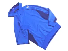 adidas アディダス 裏起毛 プルオーバー パーカー sizeS/青 ◇■ メンズ