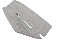 JOURNAL STANDARD relume ジャーナルスタンダードレリューム グレンチェック タック ワイド パンツ size38/グレー ■■ レディース