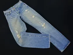 JOURNAL STANDARD ジャーナルスタンダード ダメージ加工 ボタンフライ デニムパンツ size34/水色 ■■ レディース