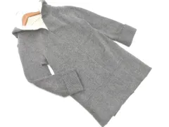 KUMIKYOKU 組曲 ウール混 フーディー ロング カーディガン size2/グレー ◇■ レディース