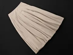 TORRAZZO DONNA トラッゾドンナ タック ロング スカート ベージュ ■■ レディース