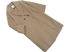 nano universe ナノユニバース PECOLAMB ウール100% チェスター コート size38/モカ ◇■ レディース
