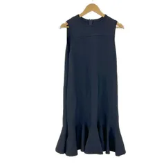 FOXEY(フォクシー) ワンピース サイズ40 M レディース美品  - 42127 黒 ノースリーブ/ロング