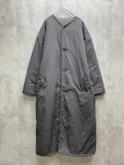 FREAK'S STORE フリークスストア ボア リバーシブル ノーカラー コート sizeF/グレー ◆■レディース
