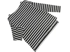 URBAN RESEARCH DOORS アーバンリサーチドアーズ ボーダー カットソー sizeONE/白ｘ黒 ◇■ レディース