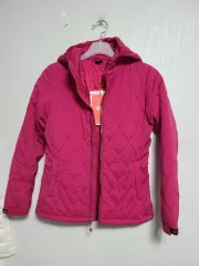 レディース THE NORTH FACE ザノースフェイス ピンク キルティング ダウン ジャケット 85-90