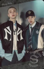 Stray Kids BangChan/Hyunjin 2025 dominATE JAPAN STADIUM アップグレードグッズ トレーディングカード 縦