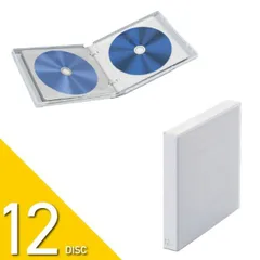 CD・DVD・BD ケース　ブルーレイディスク対応　不織布　12枚収納　クリア CCD-FBB12CR エレコム ELECOM  【普通郵便にて5営業日以内発送】