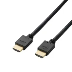 エレコム HDMI ケーブル ハイスピード 3m 4K 30Hz ARC 【 テレビ パソコン ゲーム機 など対応 】 High Speed HDMI Cable ブラック DH-HD14E30BK2
