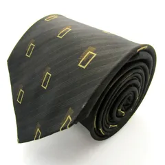 アイムプロダクト ブランド ネクタイ 小紋柄 シルク 日本製 PO メンズ グレー im product 【中古】のサムネイル