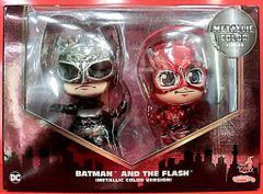 HOTTOYS COSBABY (S)/JUSTICE LEAGUE BATMAN&FLASH METALLIC COLOR COS398